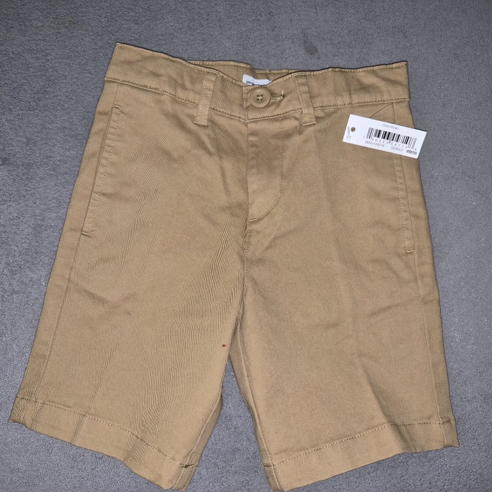 Amazon Essentials Kids Khaki Flat Front Shorts